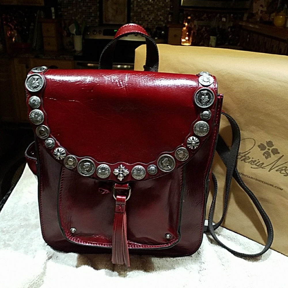 Patricia Nash leather backpack